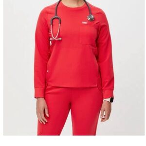 Svay Long Sleeve  Crewneck Top Figs